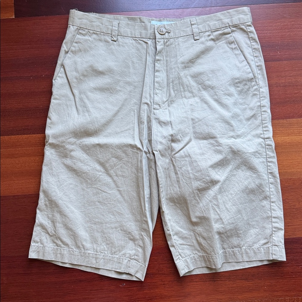 Calvin Klein Beige Cotton Shorts 30” waist